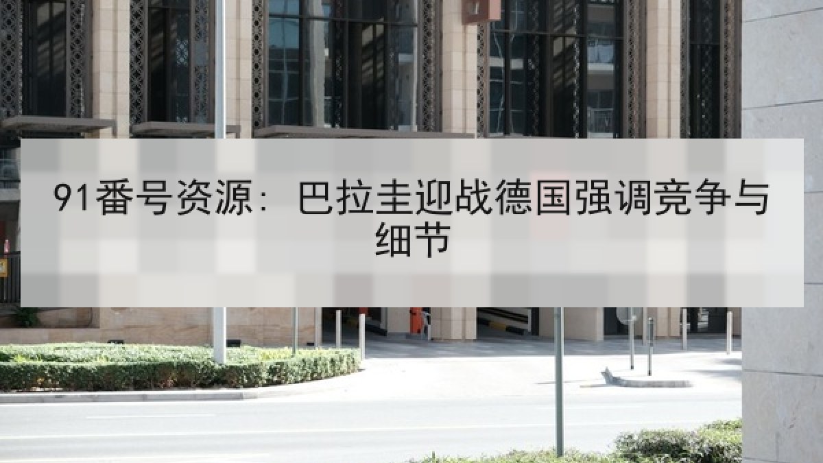 91番号资源: 巴拉圭迎战德国强调竞争与细节